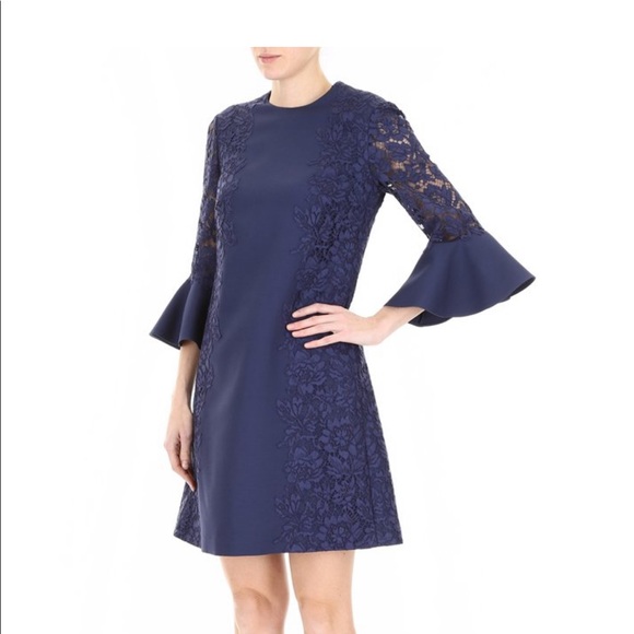 Valentino lace sleeves shift dress size 2. - Picture 1 of 15